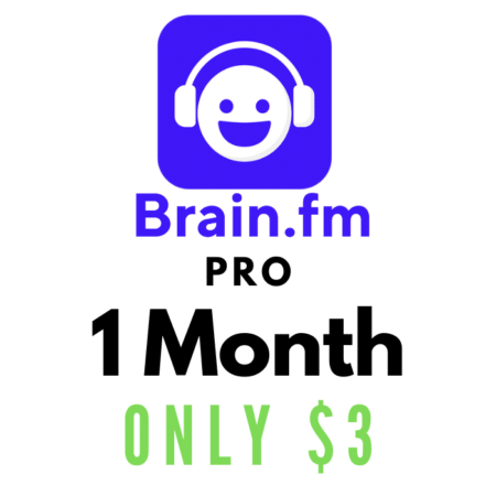 Brain.fm Pro membership for 1 month.