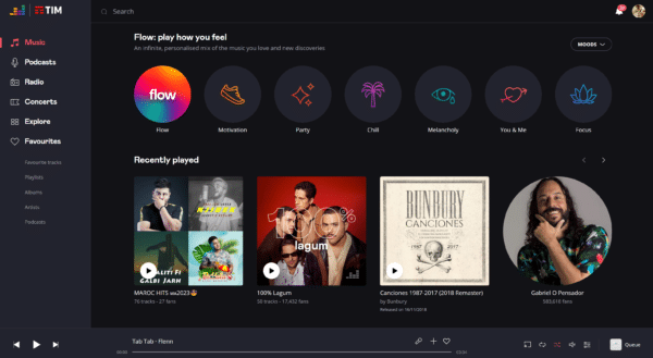 A screen shot of Deezer Premium - 1 Month.