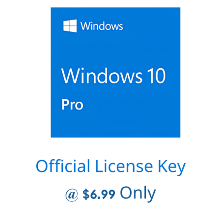 Purchase a genuine Windows 10 Pro license key for only $6.99 and enhance your system with the power and efficiency of this top-tier operating system. Take advantage of this incredible deal!